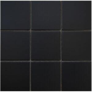 SİYAH FLAT SQUARE MOZAİK